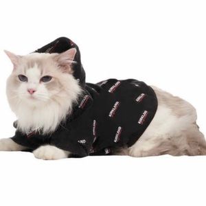 Kirkland Signature Logo Pet Hoodie for Dog / Cat - BLACK Size: small